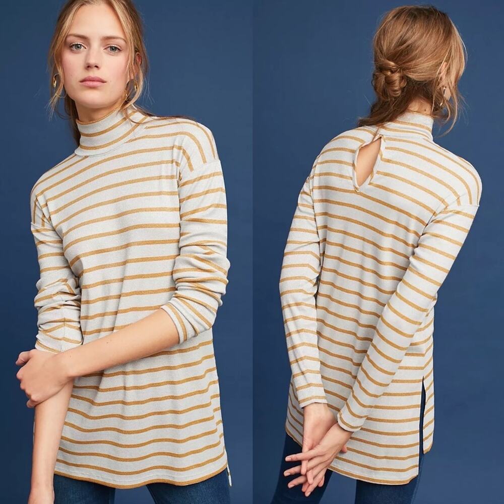 Vanessa Virginia Shining Turtleneck Tunic size XL